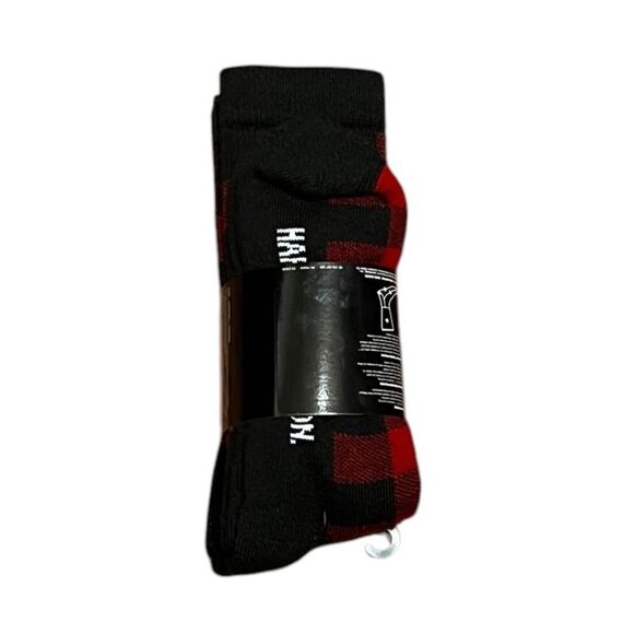Harley-Davidson Black and Red Buffalo Plaid Socks, Size Medium, NWT - Picture 6 of 8